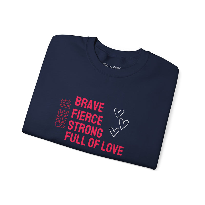 She is strong -  Crewneck T-Shirt