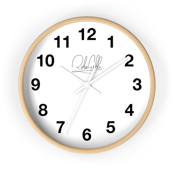 Robin Gibb Digital Signature Wall Clock